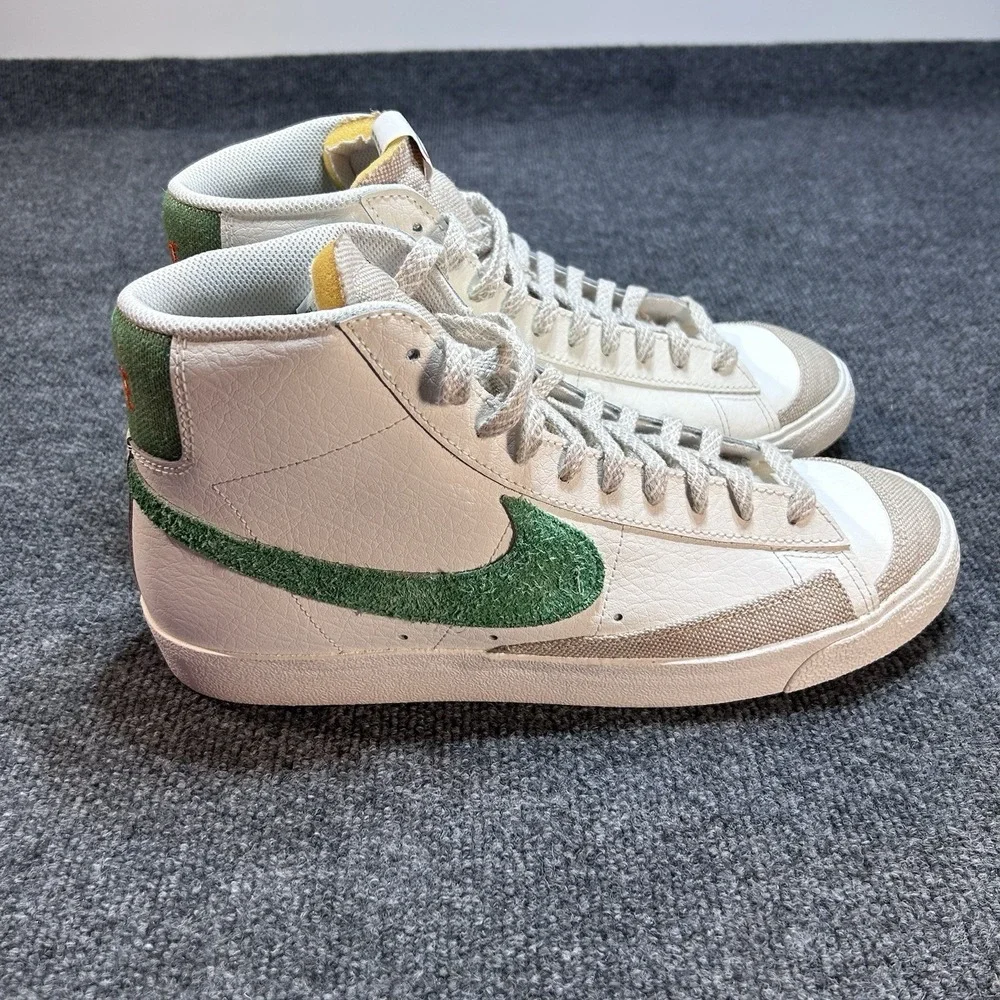 NIKE BLAZER MID '77 VNTG SAIL PINE GREEN VOLT BQ6806 Size 13